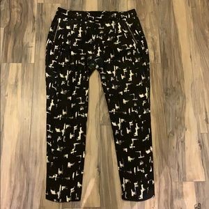 Parker Pleated Silk Joggers